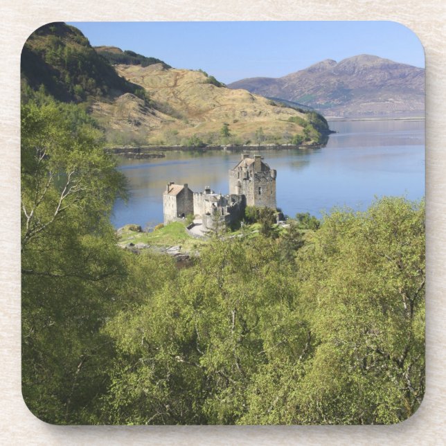 Dessous-de-verre Château d'Eilean Donan, Écosse. Le célèbre Eilean (Devant)