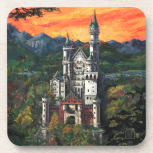 Dessous-de-verre Château Schloss Neuschwanstein