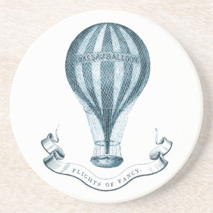 Dessous de verre chauds vintages de grès de ballon