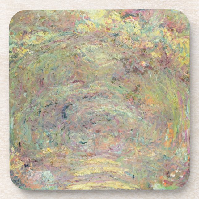 Dessous-de-verre Chemin ombragé par | de Claude Monet (Devant)