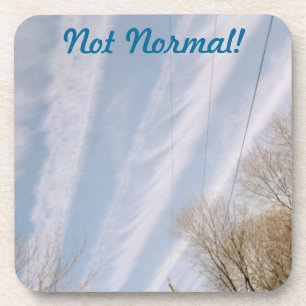 Dessous de verre Chemtrail