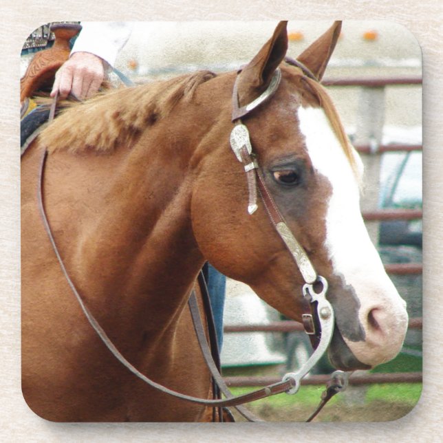 Dessous-de-verre Cheval de l'Ouest (Devant)