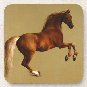 DESSOUS-DE-VERRE CHEVAL ROUGE