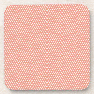 Dessous-de-verre chevron rose