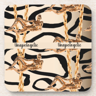 Dessous-de-verre Chic Wild Unapologetic Luxurious Anniversaire Gift