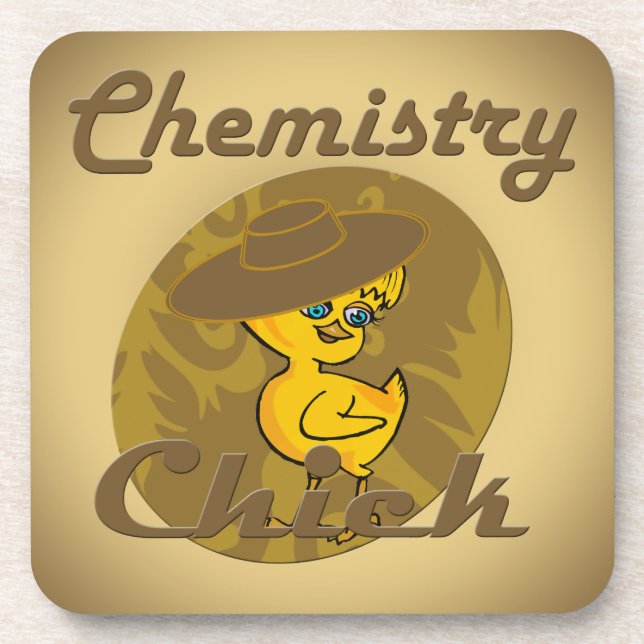 Dessous-de-verre Chick de chimie #6 (Devant)