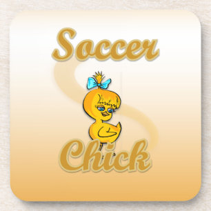 Dessous-de-verre Chick de soccer
