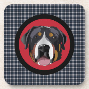 DESSOUS-DE-VERRE CHIEN DE MONTAGNE SUISSE