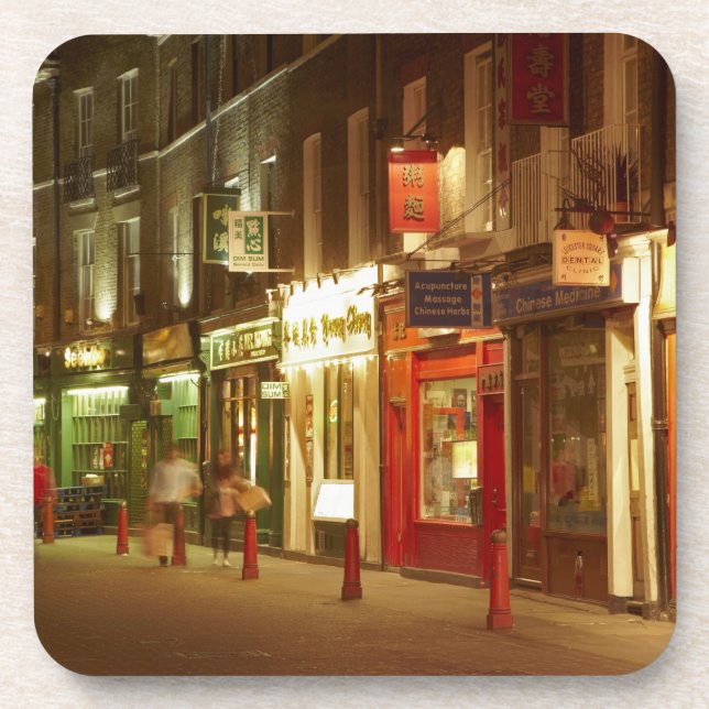 Dessous-de-verre Chinatown, Soho, Londres, Angleterre, Royaume-Uni (Devant)