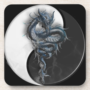 Dessous de verre chinois de liège de dragon de Yi
