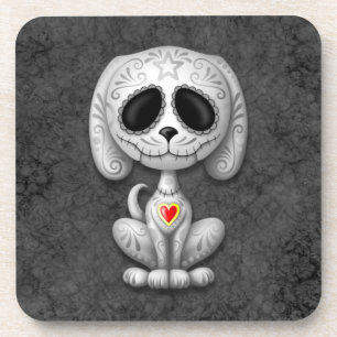 Dessous-de-verre Chiot gris de sucre de zombi