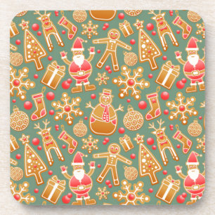 Dessous-de-verre christmas gingerbread santa