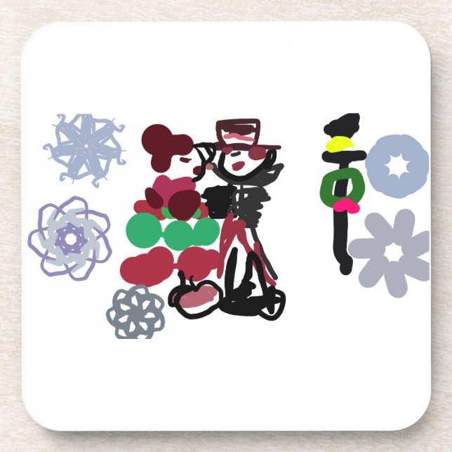 Dessous-de-verre Christmas Lovely walking (Devant)