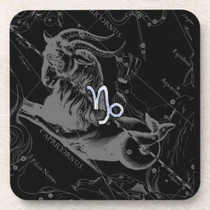 Dessous-de-verre Chrome comme Capricorn Zodiac Connexion Hevelius 1