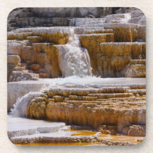 Dessous-de-verre Chutes de Mammoth Springs
