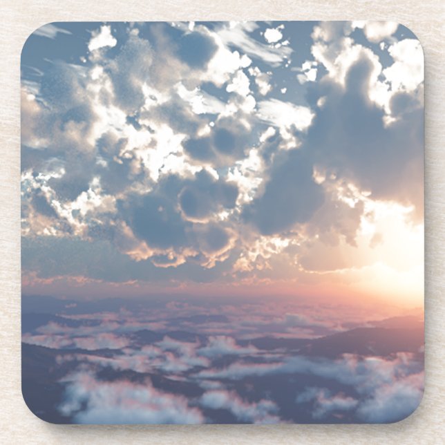 Dessous-de-verre Ciels couchés de soleil (Devant)