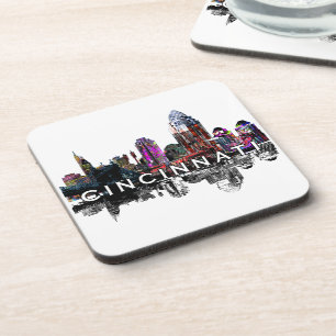 Dessous-de-verre Cincinnati en graffiti Beverage Coaster