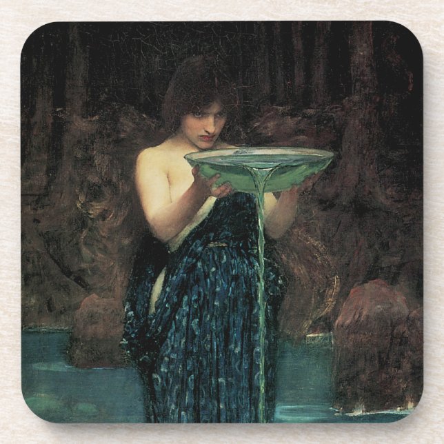 Dessous-de-verre Circe Invidiosa par John William Waterhouse (Devant)