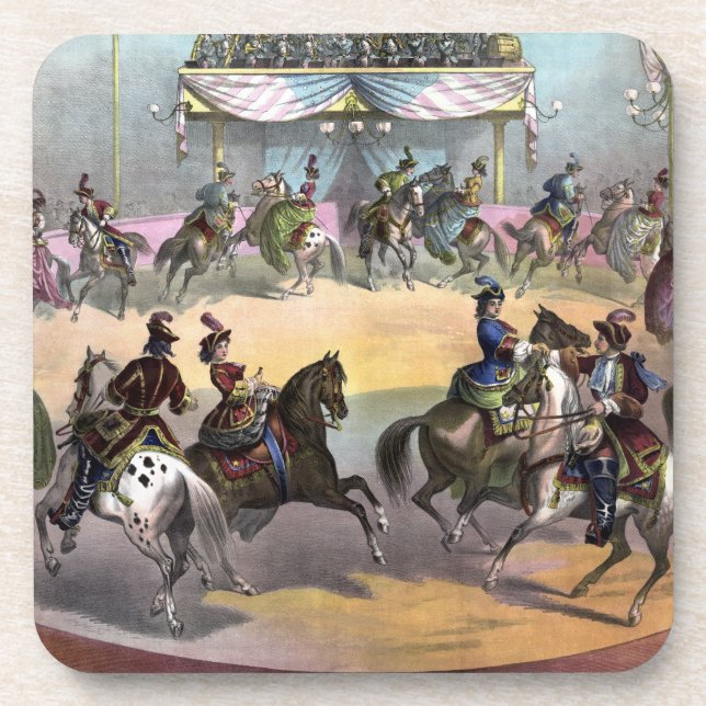 Dessous-de-verre Cirque Grand Finale, Cirque 1872. (Devant)