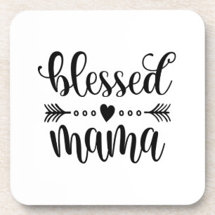 Dessous-de-verre Citation de la fête des mères de maman bénie   DES