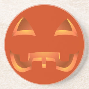 Dessous de verre citrouille Amusant Halloween Jack