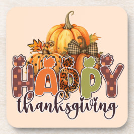 Dessous-de-verre Citrouille bon thanksgiving