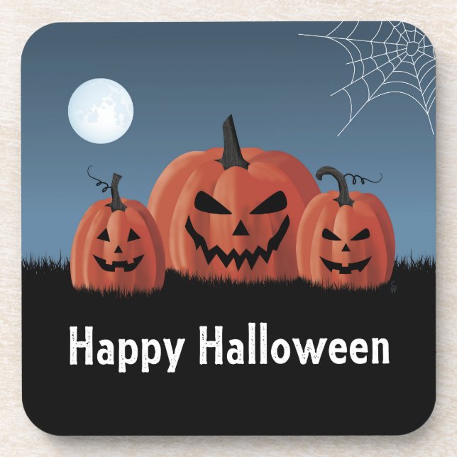 Dessous-de-verre Citrouilles Halloween (Devant)