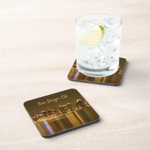 Dessous-de-verre City lights Skyline California Souvenir San Diego