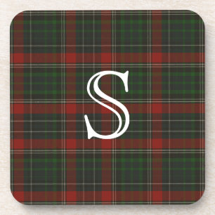Dessous-de-verre Clan classique Stuart Plaid Monogramme Dessous de 