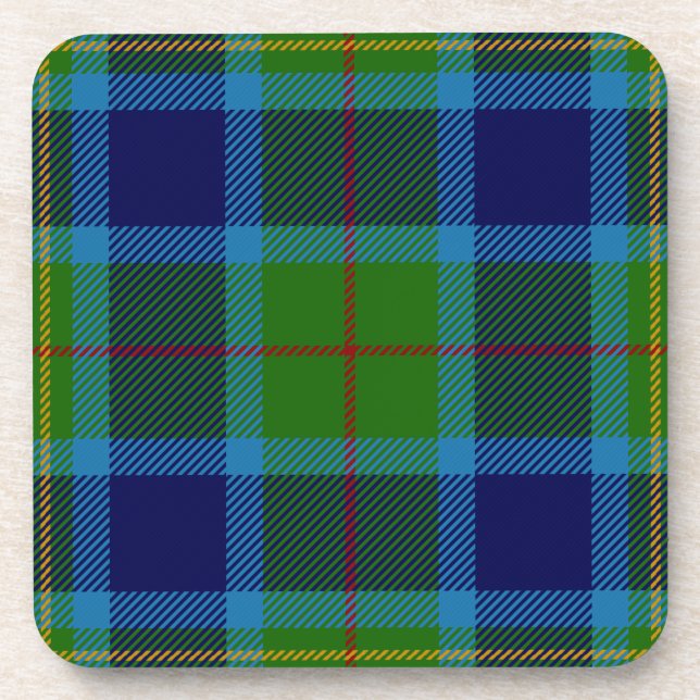 Dessous-de-verre Clan écossais Miller Tartan Plaid (Devant)