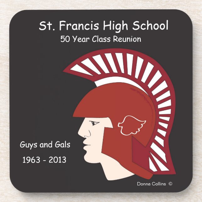 Dessous-de-verre Classe St Francis Logo (Devant)