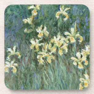 Dessous-de-verre Claude Monet les iris jaunes