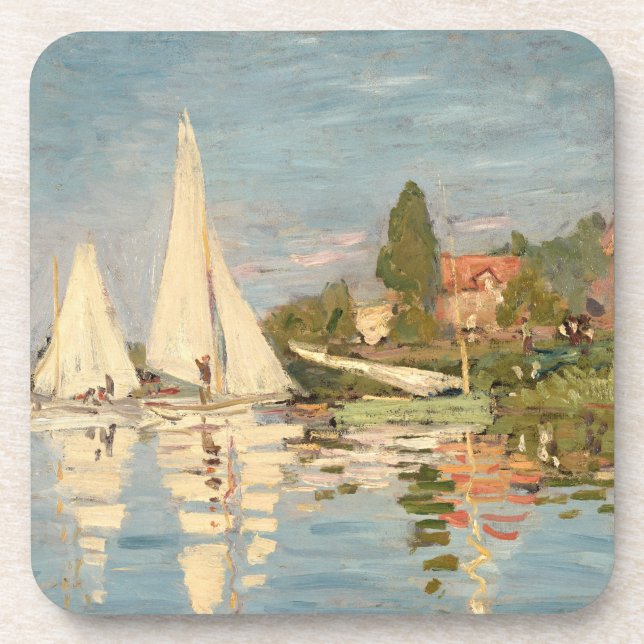 Dessous-de-verre Claude Monet | Regatta at Argenteuil, c.1872 (Devant)