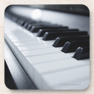 Dessous-de-verre Clés détaillées de piano