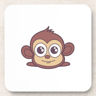 Dessous-de-verre Clipart de singe mignon