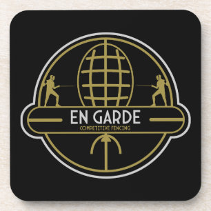 Dessous-de-verre Clôture de l'épée concurrentielle