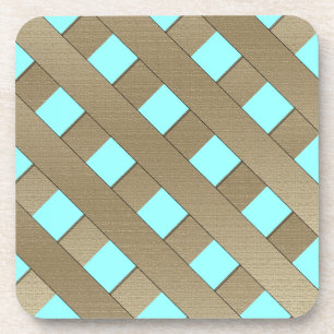 Dessous-de-verre Clôture du treillis par Shirley Taylor