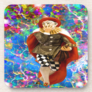 Dessous-de-verre Clown Troubadour