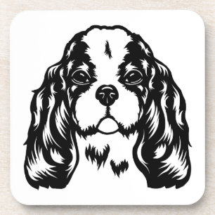 Dessous-de-verre Coaster de boisson de chien du roi Charles Spaniel