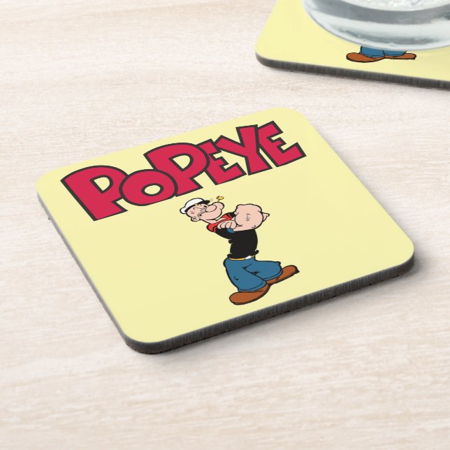 Dessous-de-verre Coaster de boisson Popeye (Côté gauche)