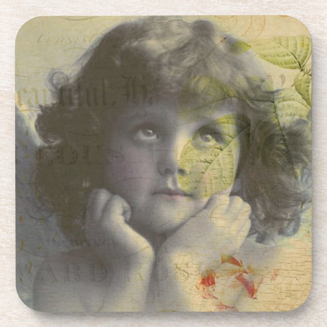 Dessous-de-verre Coaster de boisson pour cartes postales françaises (Devant)