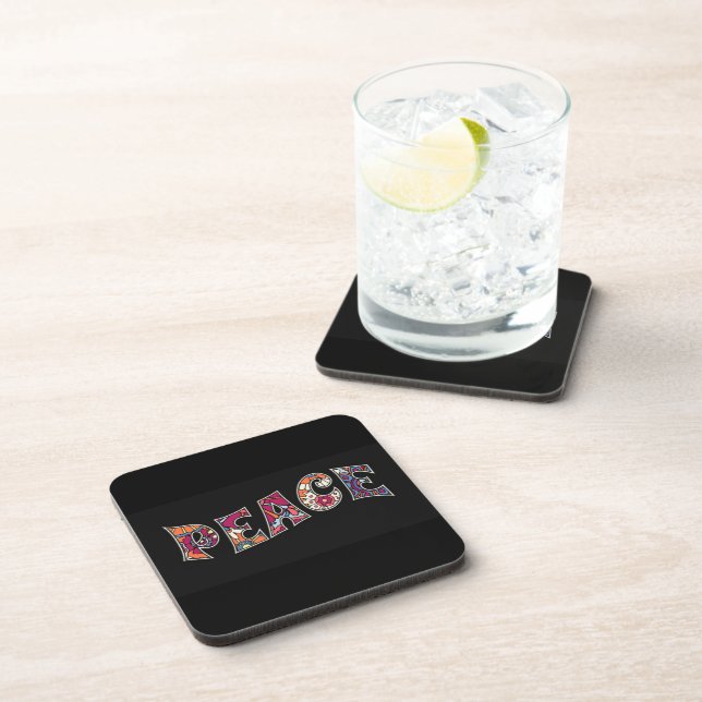 Dessous-de-verre Coaster de boissons de la paix (Côté Droit)