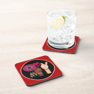 Dessous-de-verre Coaster de boissons de la paix