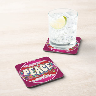 Dessous-de-verre Coaster de boissons de la paix