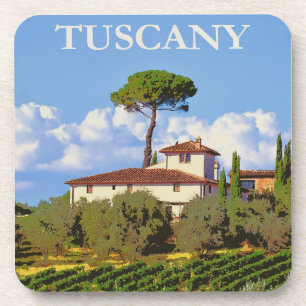 Dessous-de-verre Coaster de Tuscany Italy