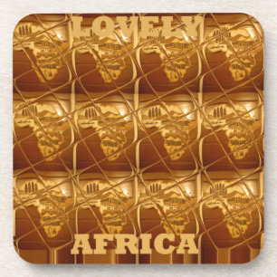 Dessous-de-verre Coeur d'or de l'Afrique