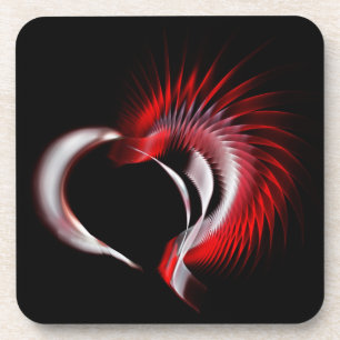 Dessous-de-verre Coeur métallique