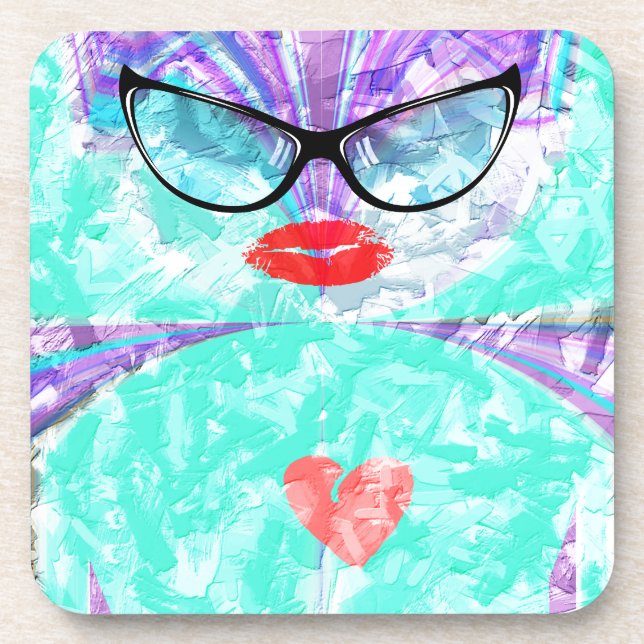 Dessous-de-verre Coeur parfait (Devant)