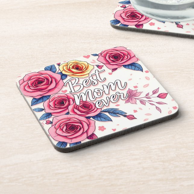 Dessous-de-verre Collection de cadeaux tendance Floral de luxe (Côté gauche)