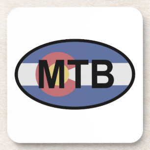 Dessous-de-verre Colorado Drapeau VTT